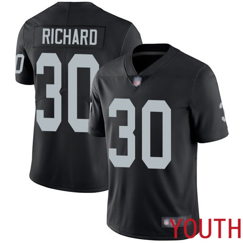 Oakland Raiders Limited Black Youth Jalen Richard Home Jersey NFL Football #30 Vapor Untouchable Jersey